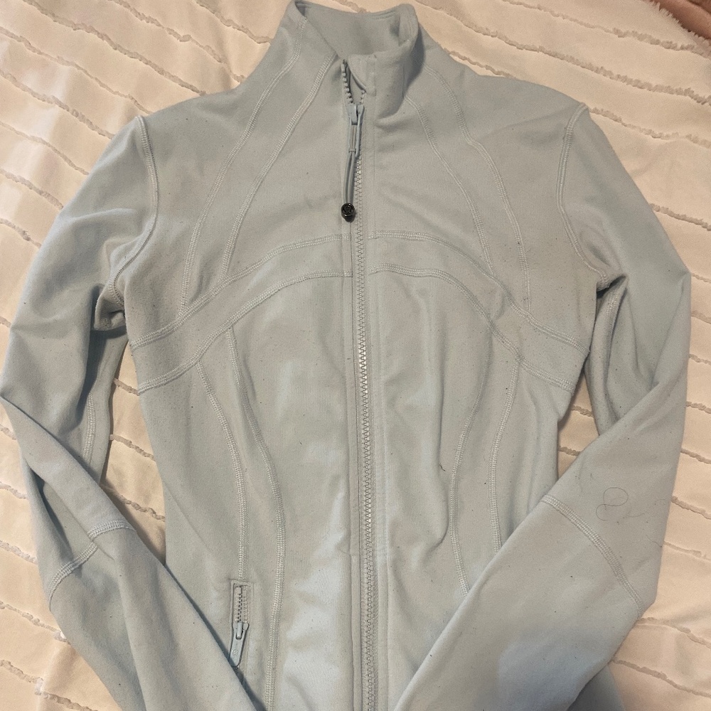 light blue Lululemon Define Jacket size 2